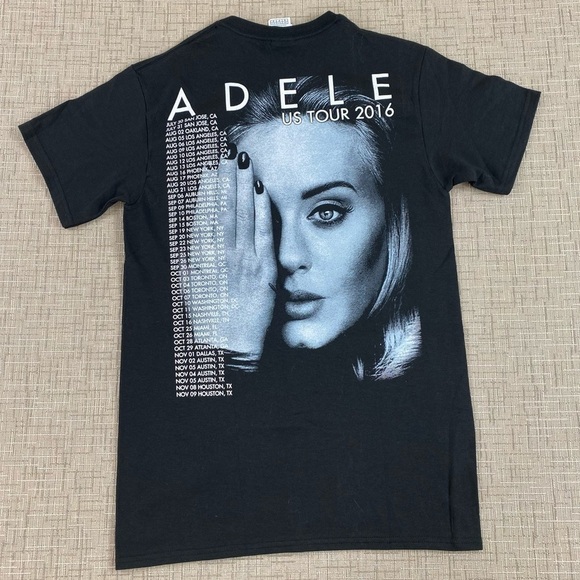 Adele Hello US Tour 2016 Black Concert Tee - Picture 3 of 9